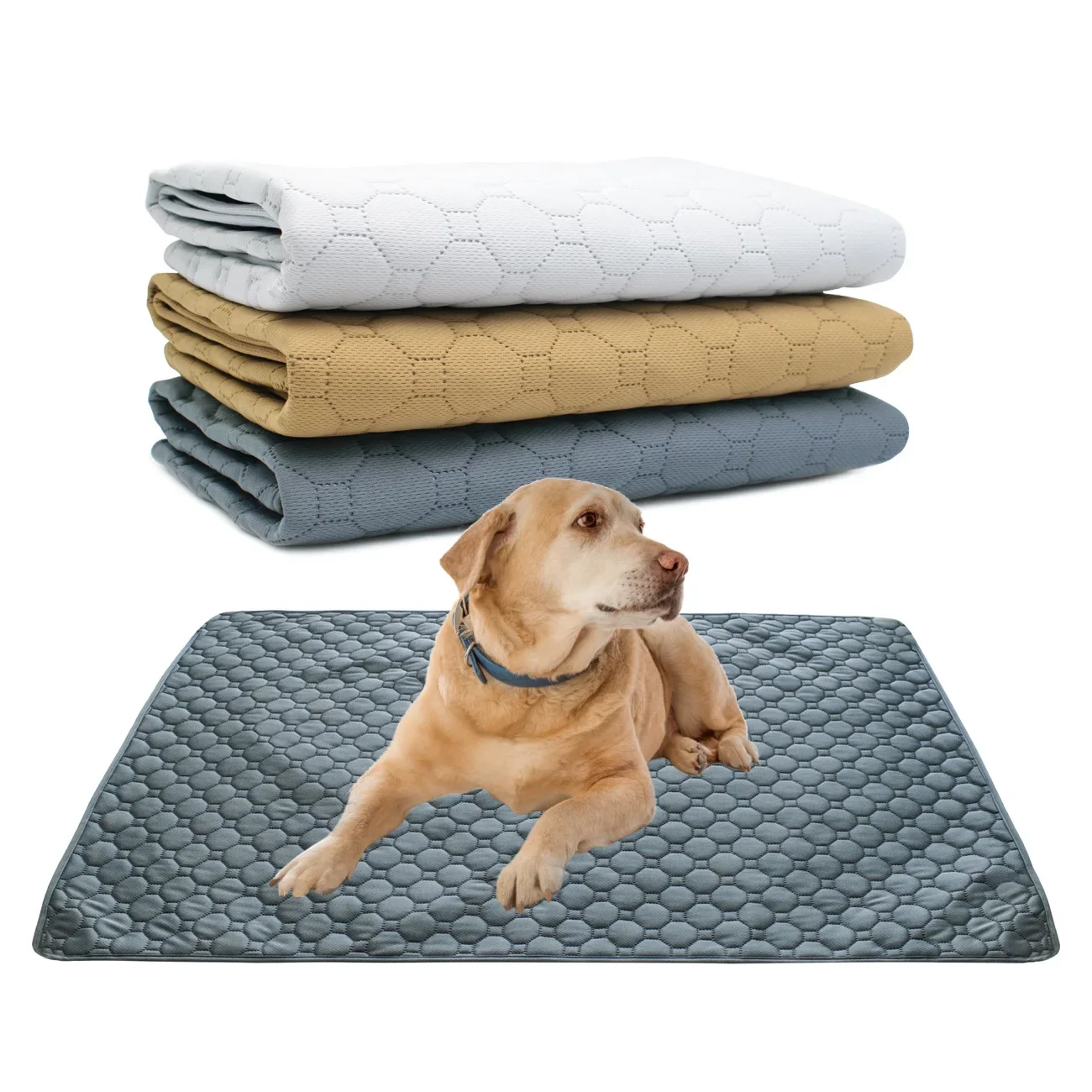 Dog Urine Pads Washable Reusable Anti Slip Pet Pee Pad Puppy Training Pad Pet Bed Urine Mat for Car Seat Cover Pet Supplies