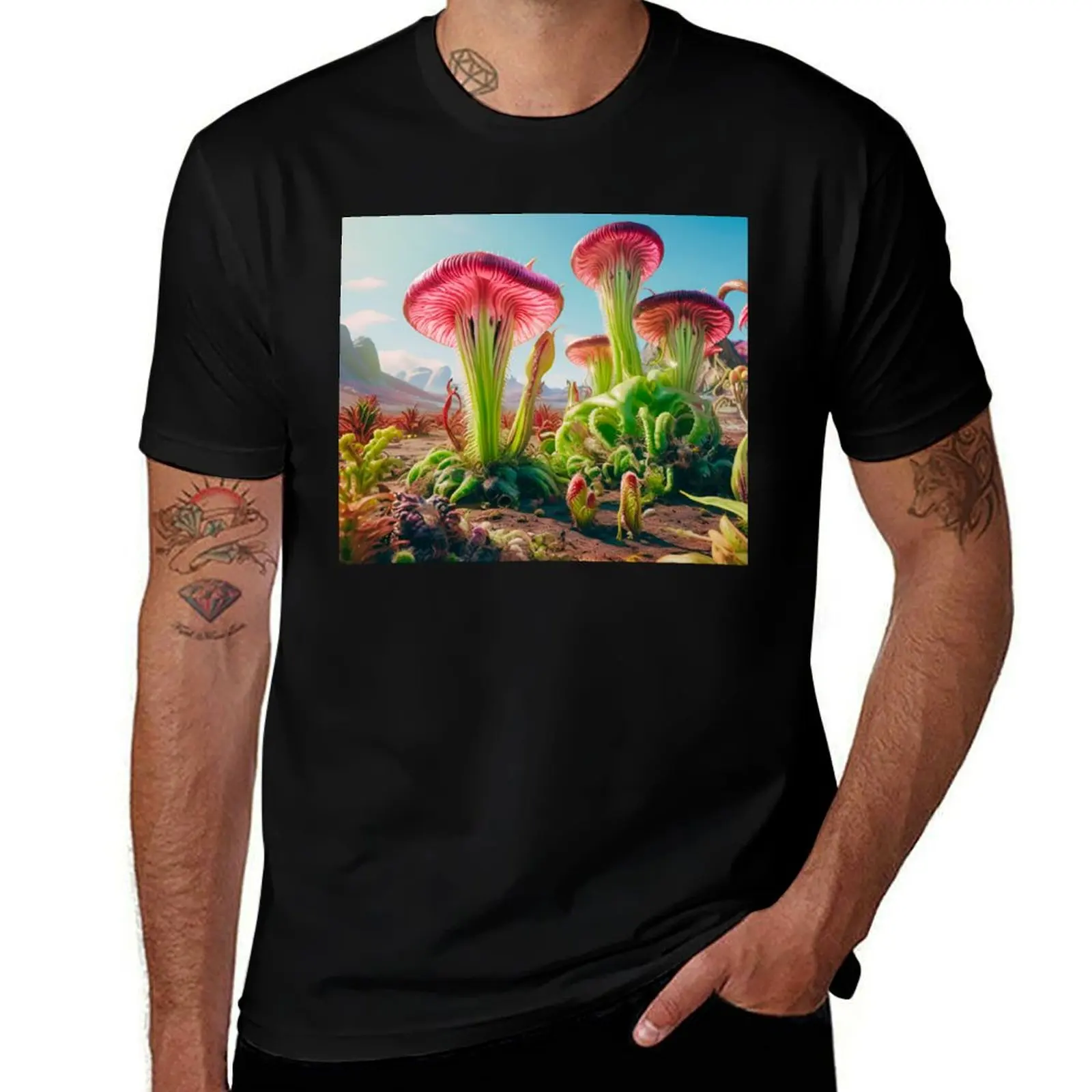 

Alien Landscape - Carnivorous Plant #12 T-Shirt g man t shirts for men t shirt personalised T-Shirt