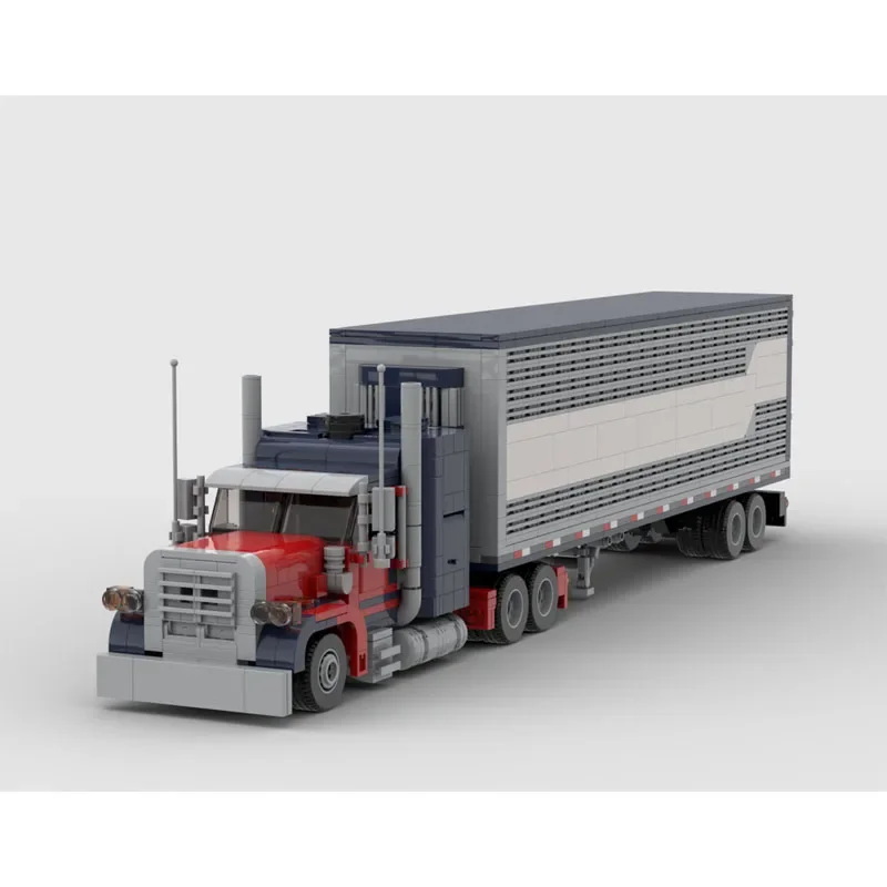 New Building Blocks MOC-178656 Truck Semi trailer Construction Model 1586PCS Education Children's Birthday Gifts Christmas Toys