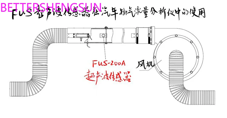 FUS-200A 200KHz imported high-end high-frequency ultrasonic sensor