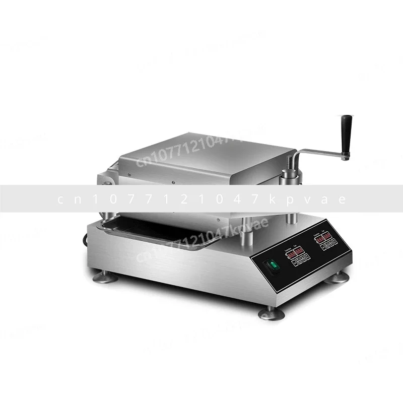 220V/2800W Commercial Desktop Pancake Machine Fruit Machine QM-E90 Electric Pancake Machine Press Pizza Seafood