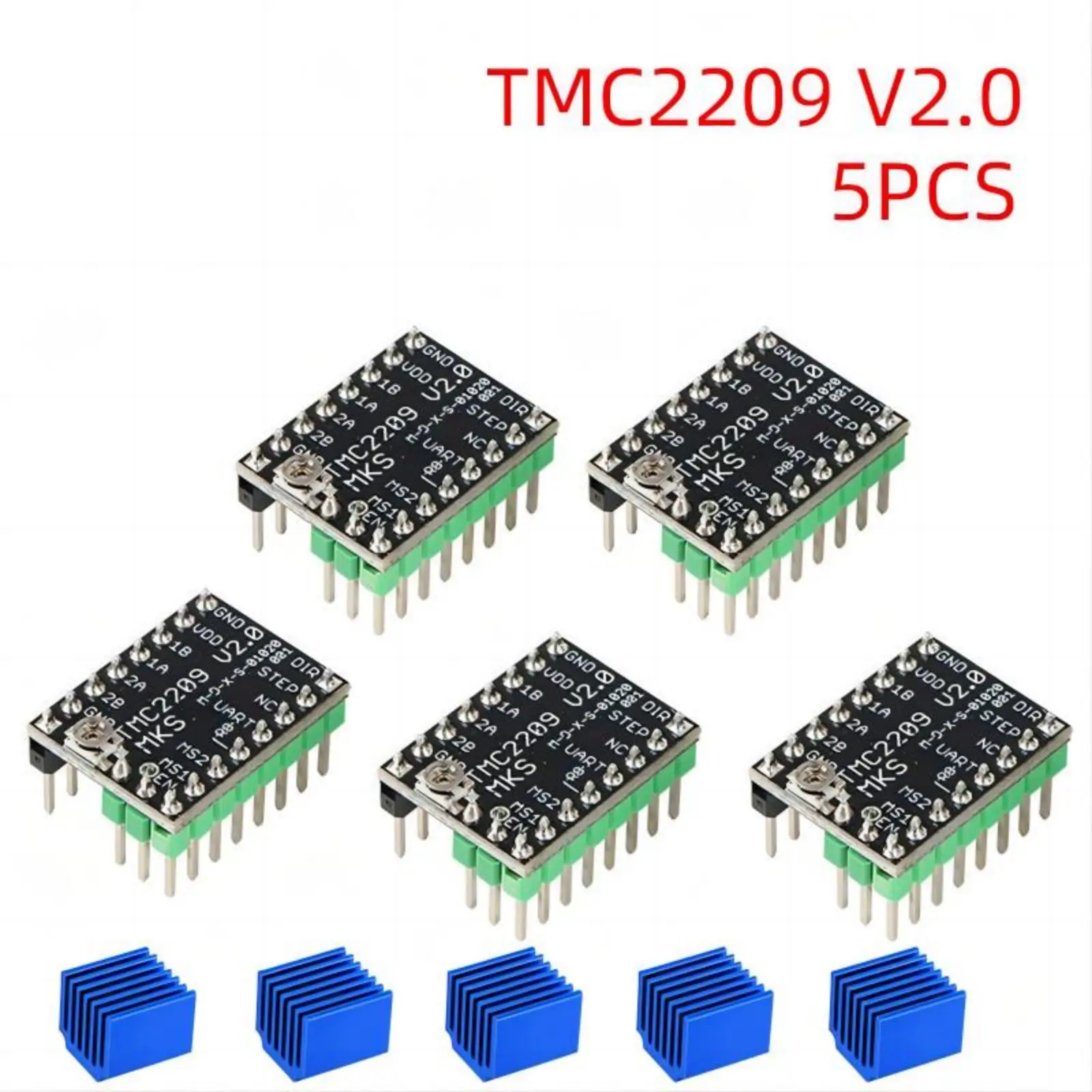 Makerbase TMC2209 Stepper Motor Driver Skr V2.0 Gen L Stepstick 3d Printer Part 2.5a Uart Ultra Silent For Sgenl Genl Robin Nano