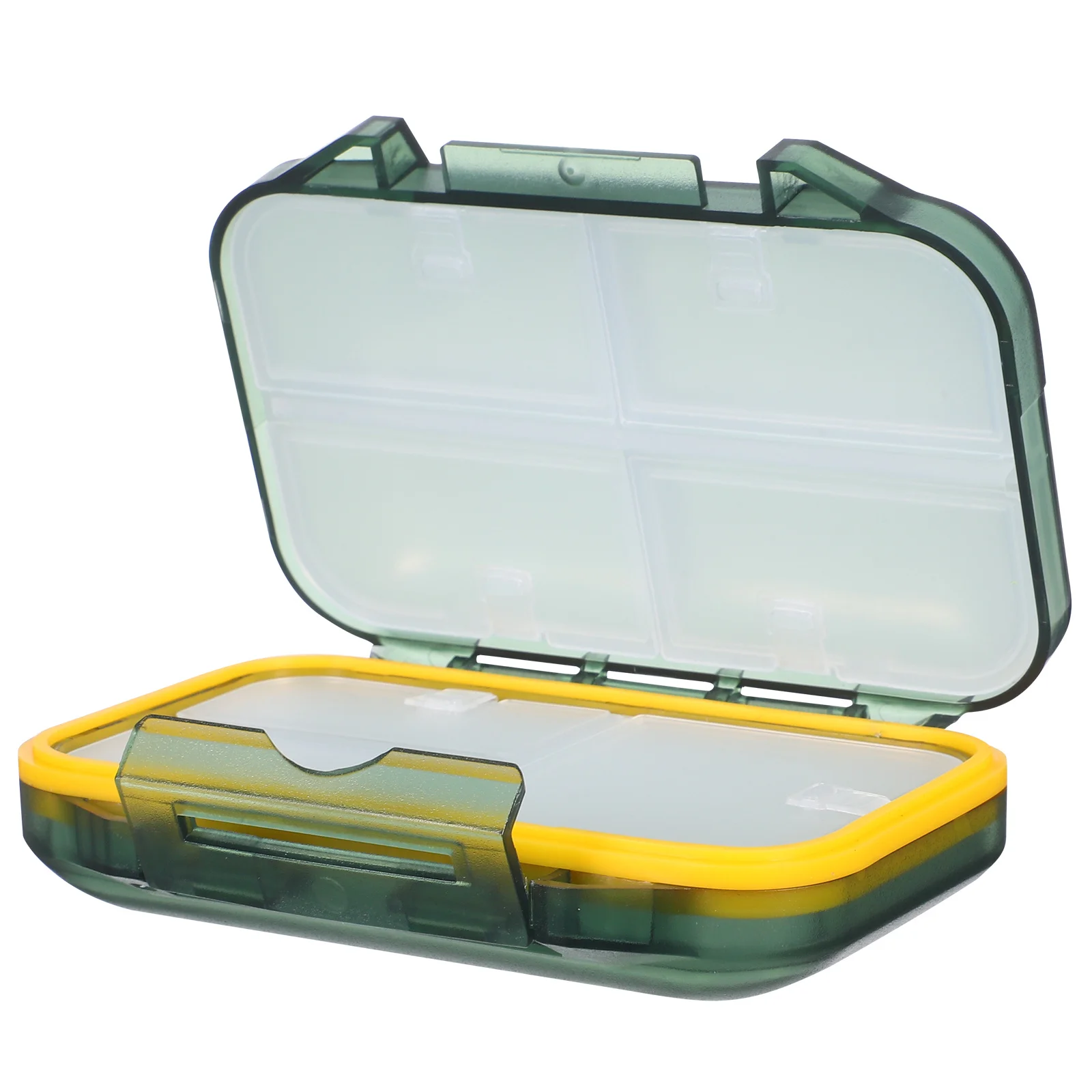 

Portable Pill Organizer 7-Compartment Waterproof Weekly Travel Medicine Case Dual-Layer Design for Elderly Daily Use Small Pill
