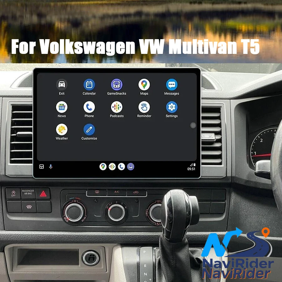 12.5'' Head Unit Multimedia Stereo Android For VW Volkswagen Caravelle 6 T6.1 T6 2015-2020 Carplay Car Radio Navigation Screen