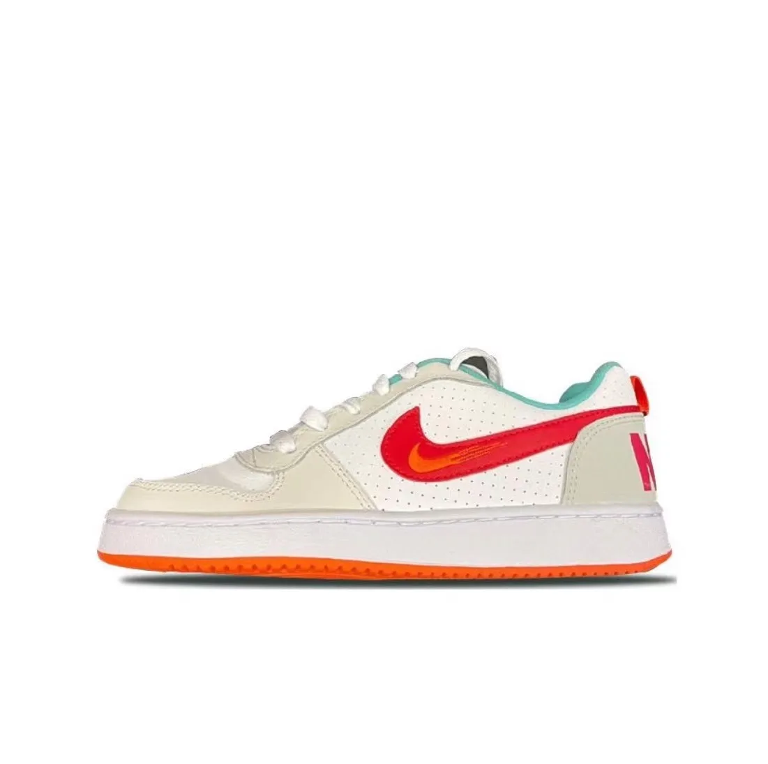 Nike Court Vision 1, zapatos Nike de cuero antideslizantes para niños, zapatos de tabla juveniles, zapatos de mujer versátiles de moda de corte bajo