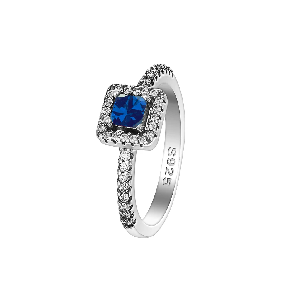 Women's Pink, Blue & Green Cube Ring, Holiday Gift