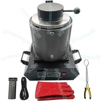 3KG Digital Gold Melting Furnace Machine Heating Capacity 2100W Casting Refining Precious Metal Silver Jewelry Casting Tool
