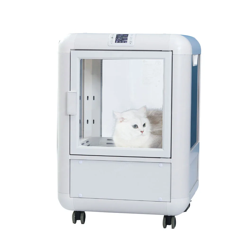 

Animal BeautyMorden Style Automatic Animal Cage Drying Machine Dog Cat Grooming Box Pet Hair Dryer