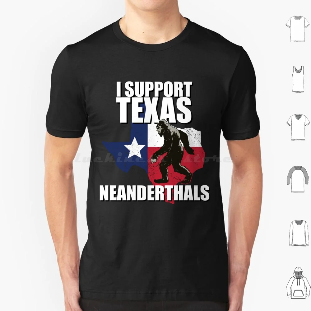 I Support Texas T Shirt Men Women Kids 6xl Wishing Fox Proud Texas Neanderthal Neanderthals Neanderthal Thinking 2021 Caveman