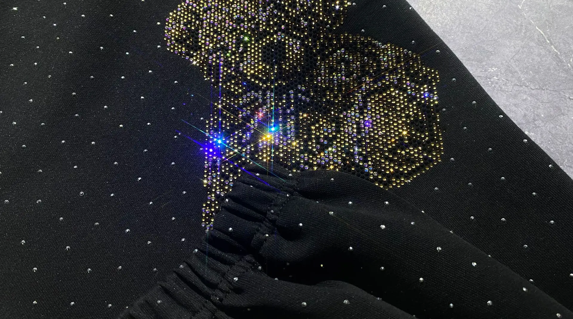 Oversized Two Piece Sets Womens Outifits Cartoon Diamonds Casual O Neck Polka Dots Tops and Pants Knitting Women Tracksuit