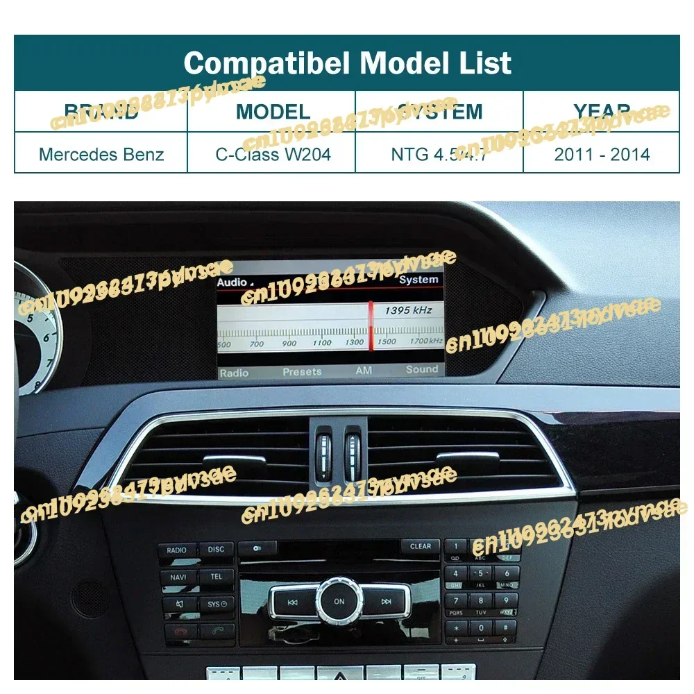 NEW Road Top Multimedia Interface Car Play Module Decoder Box Wireless CarPlay Android Auto for Mercedes Benz C-Class W204 2011-