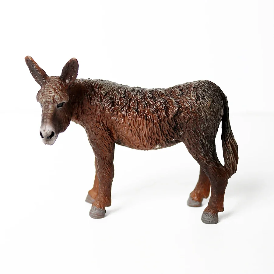 Farm Toys Donkey Figurine Anime Figures Animal Figurines Action Figure Toy Animals Kids Gifts Games Christmas Present Decoration