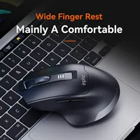 INPHIC M9 2.4g Wireless Mouse Rechargeable Type-C Mute Button Battery Level  Display Ergonomic for Desktop Computer Laptop