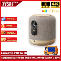 Projector Tri-Color DLP Wifi6 FHD 2500ANSI Lumen For Home Theater Dolby Vision Smart Portable Laser Projetor