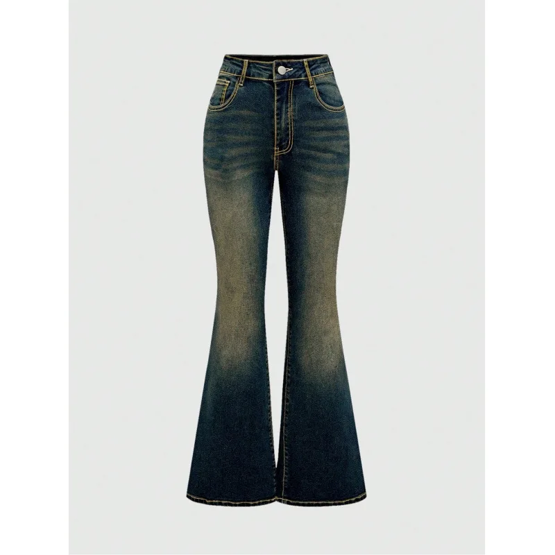 Women's Jeans Are Specially Designed For Women With Micro-pull Jeans, European And American Spice Girls Heavy Industry Embroider