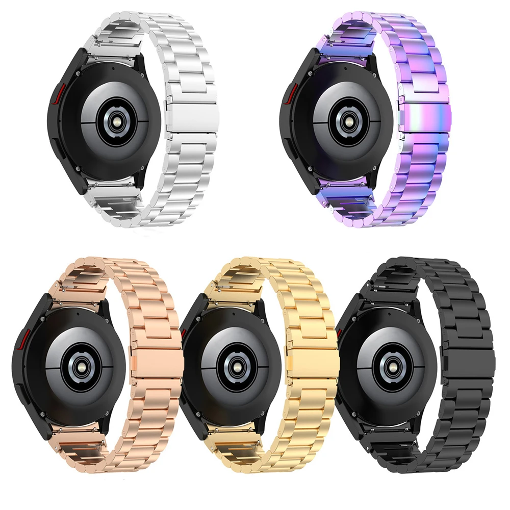 

Ремешок сменный стальной для Samsung Galaxy Watch 5/ watch5 pro/ watch4/ watch4 classic, 5,5-8,7 дюйма, 20 мм