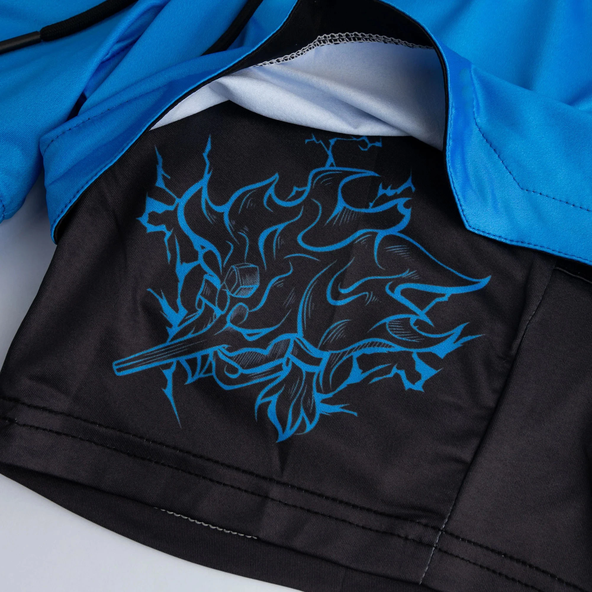 Naruto Uchiha Madara Susanoo Shippuden 2-in-1 Performance Shorts Family Summer Breathable Quick Dry Soft Anime Fitness Shorts