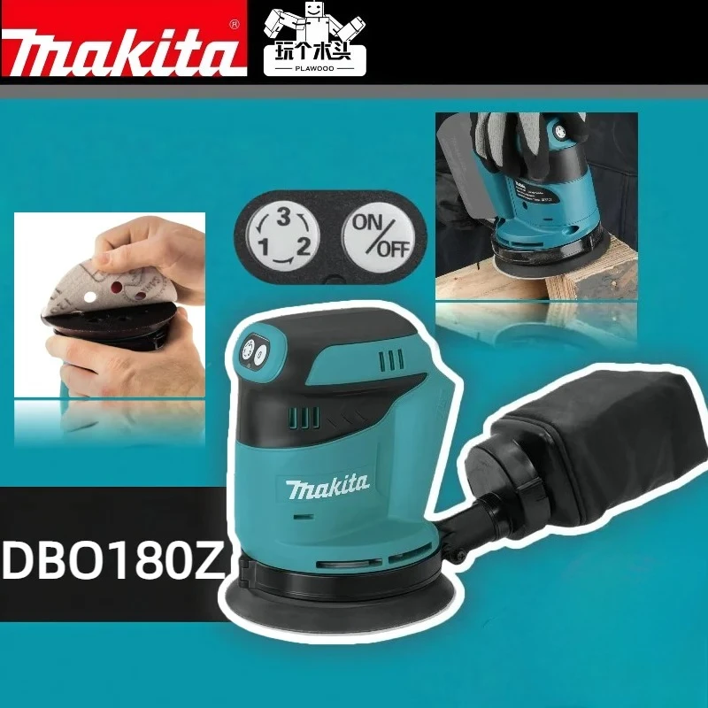 

Makita DBO180Z Cordless Rechargeable Disc Brushless Random Orbital Sander Woodworking Sanding Putty Polishing Bare Tool