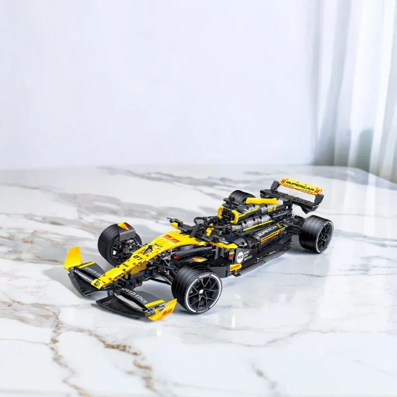 Super Racing 1:8 Formelbausteine Renault F1 Racing Kreatives Montagemodell Junge Weihnachten