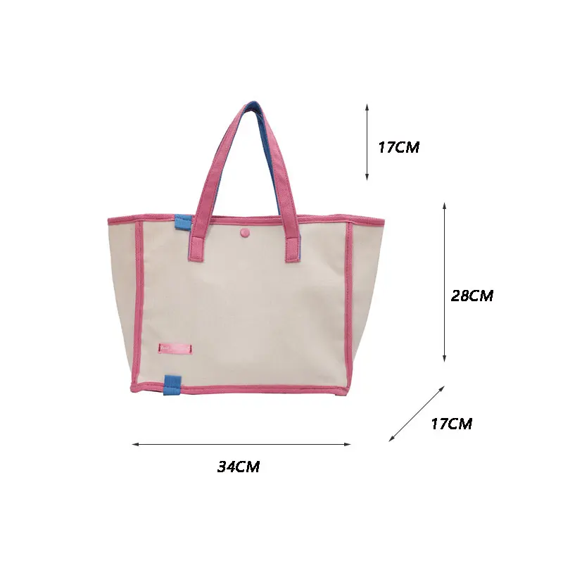 Borsa da donna Casual Tote Girls Handbags Designer borse per la spesa di grande capacità per le donne pacchetto di tendenza semplice borse a tracolla di moda