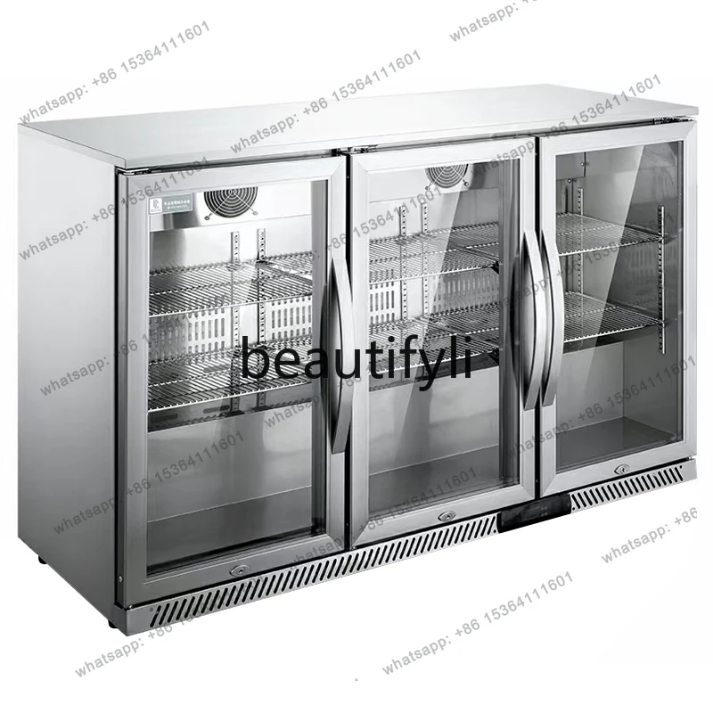 Bar Counter Refrigerated Display Cabinet Commercial Bar Refrigerator Beverage Cabinet Wine Preservation Freezer
