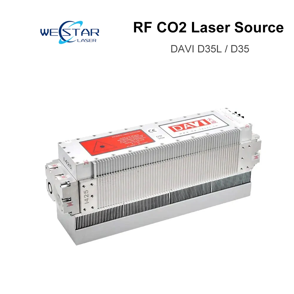 30W DAVI Co2 RF Laser Source D35L D35 10.6um for Wood Laser Marking Engraving Machine