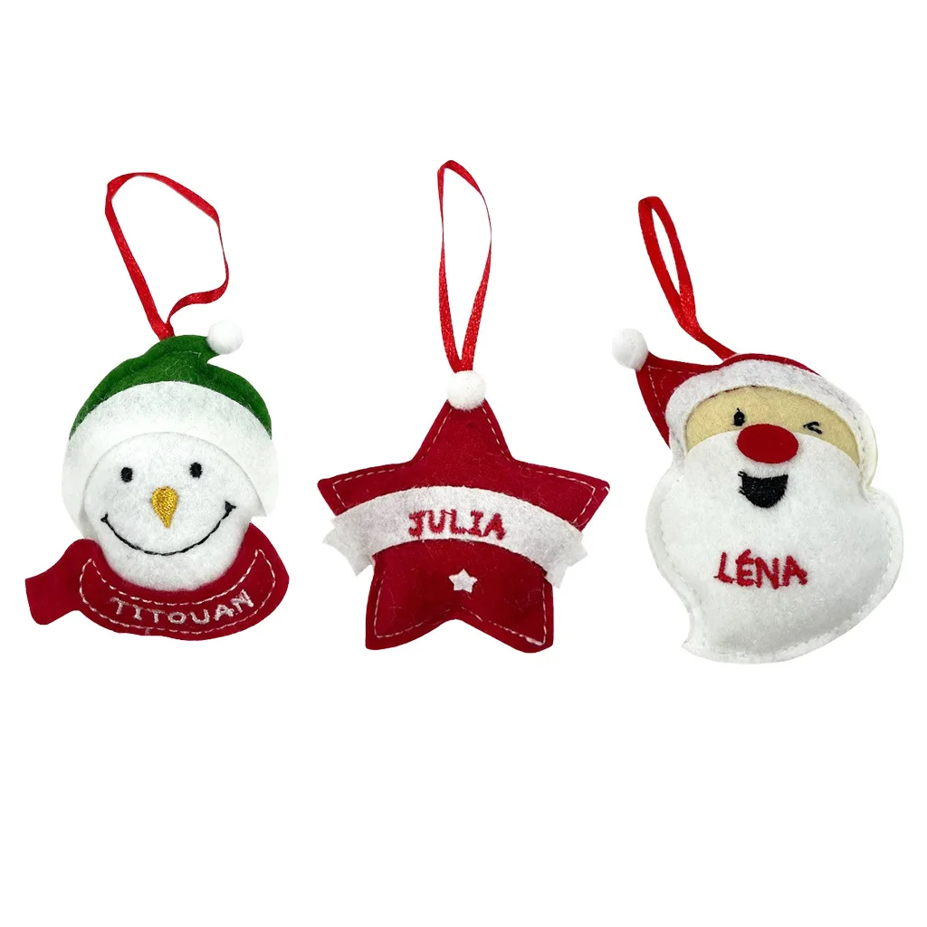 قلادة عيد الميلاد، مشهد المهرجان، النمط، الغلاف الجوي، هدية، زخرفة قلادة كرتونية لطيفة #5