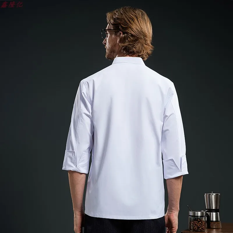 Cake Shop restaurante occidental Steakhouse uniforme de trabajo de cocina de manga larga Catering Hot Pot restaurante Hotel uniforme de Chef de otoño f