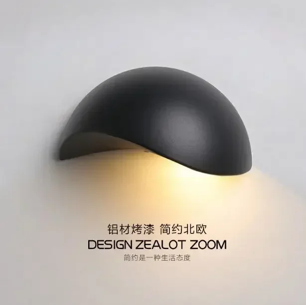 

Simple modern led Nordic waterproof lamp home room aisle bedroom bedside bathroom aluminum wall lamp