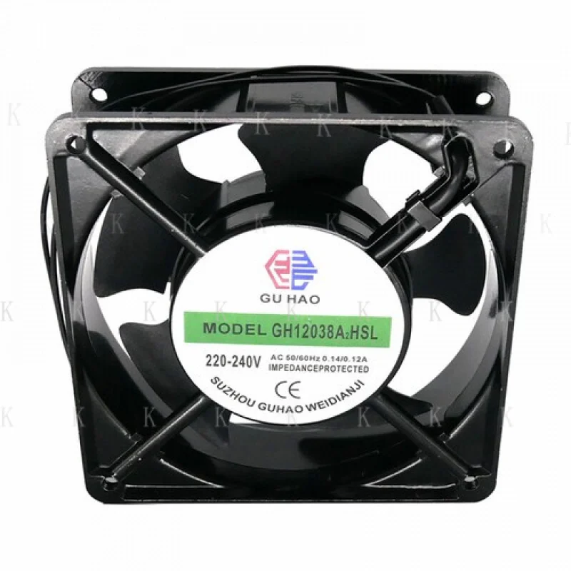 

C ДЛЯ корпусов с большим объемом воздуха Бесшумный охлаждающий вентилятор GH12038A2HSL 120*120*38 мм 220 В 0,12 А