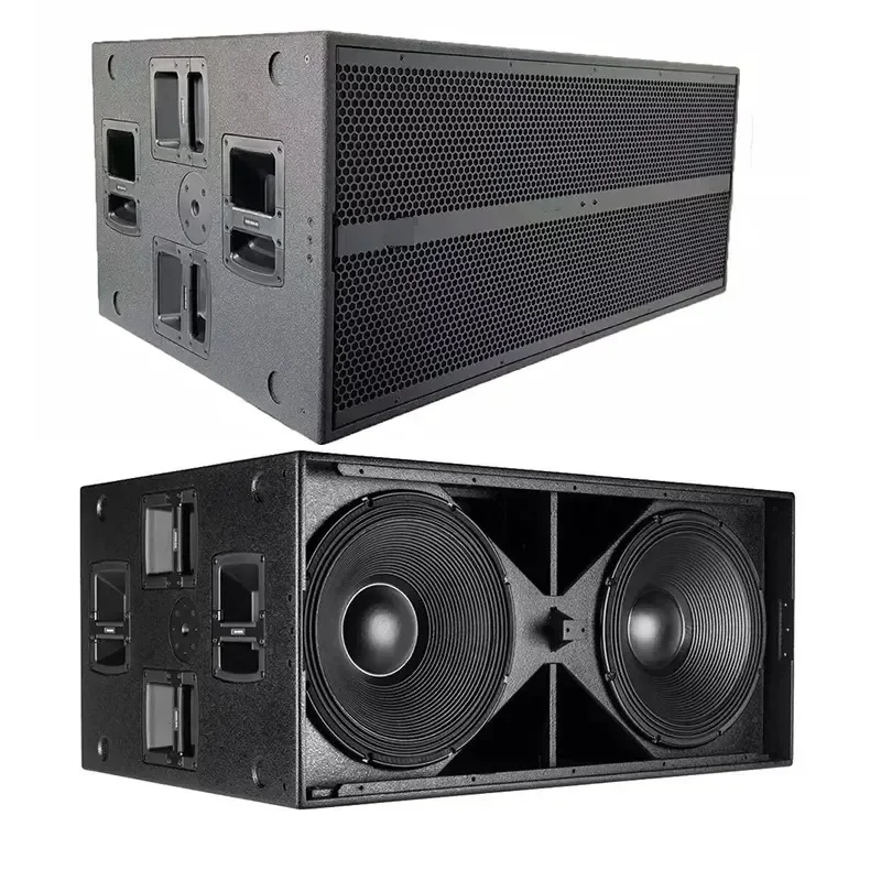 Dual 18-inch high-power subwoofer linear array audio stage performance professional audio concert bar KTV speakers