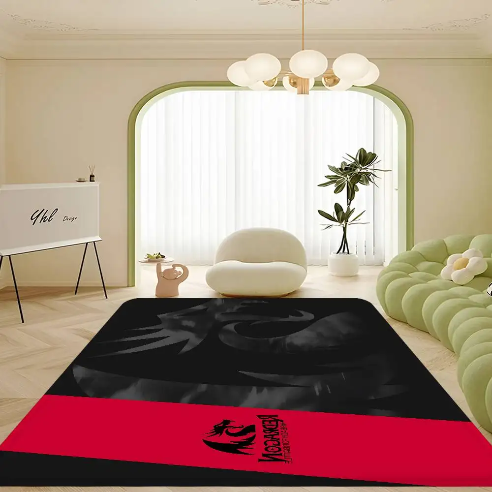 R-Redragon Hallway Carpet Retro Multiple Choice Living Room Kitchen Rug Non-Slip Welcome Rug