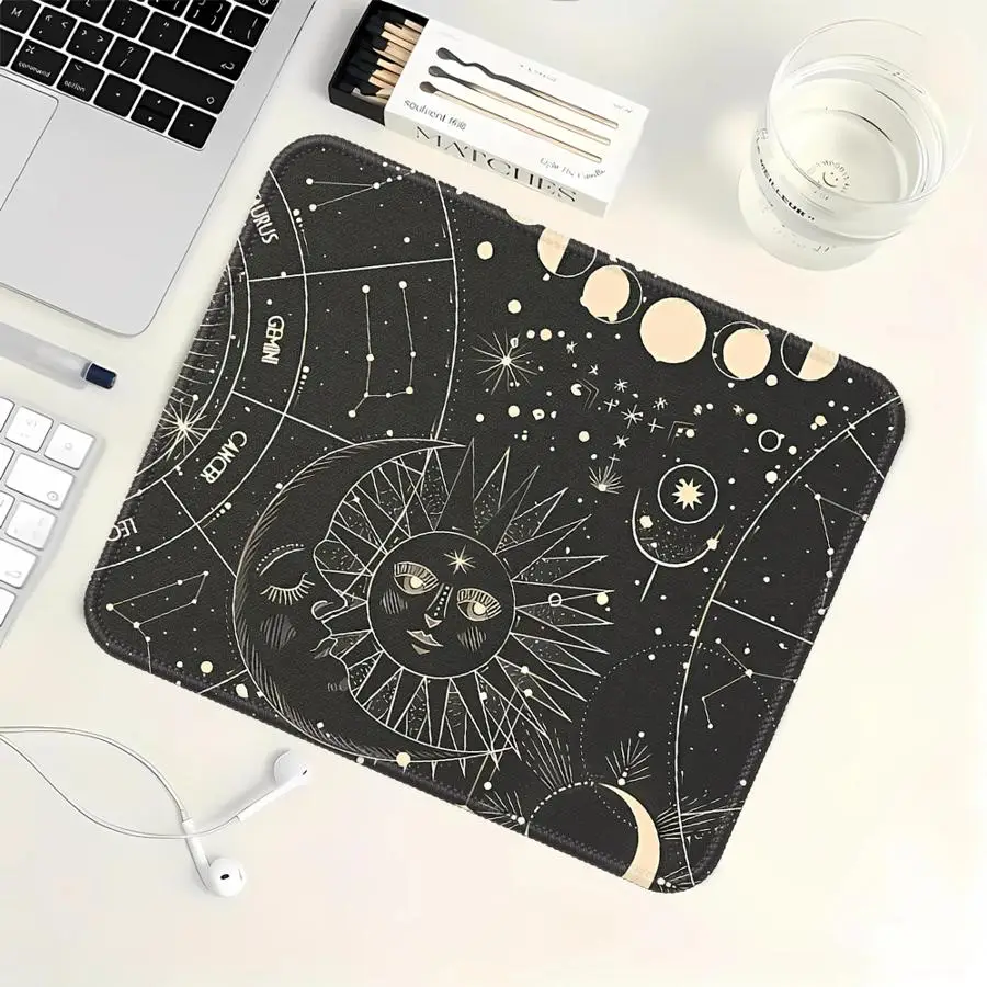 Mouse Pad Computer Laptop Pad office Pad Game Console Pad Keyboard Mouse Pad Desk accessories Waterproof Mysterious Star And