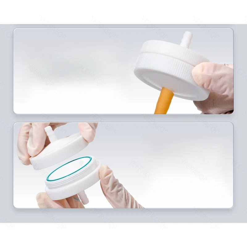 PTFE Filter Holder 13 - 90 mm Removable Syringe Filter Head Replaceable Hydrogen Chloride Sampling Holder PTFE Filter Membrane view 5