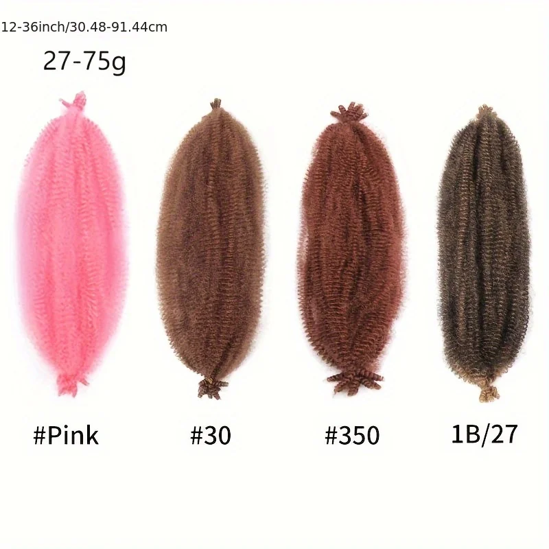 1 pz 24 pollici Crochet Hair Caterpillar parrucca trecce belle e alla moda per le donne parrucca sintetica marrone rosa parrucca sintetica