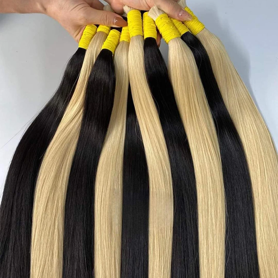 

18-30inch No Weft Virgin Bulk Human Hair Human Hair For Braiding 100% Unprocessed Human Hair Bulk Extensions Brazilian Remy Hair