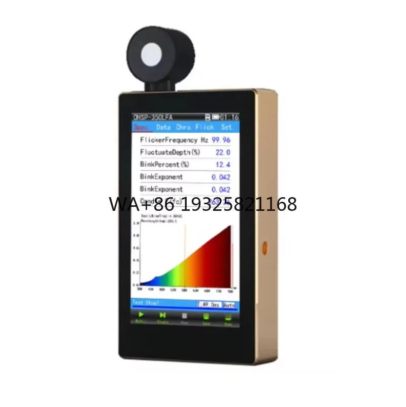 380-780nm Spectrometer Flicker Luminance Measurement Light Spectral Analyzer for SVM and PstLM Flickering Measurements