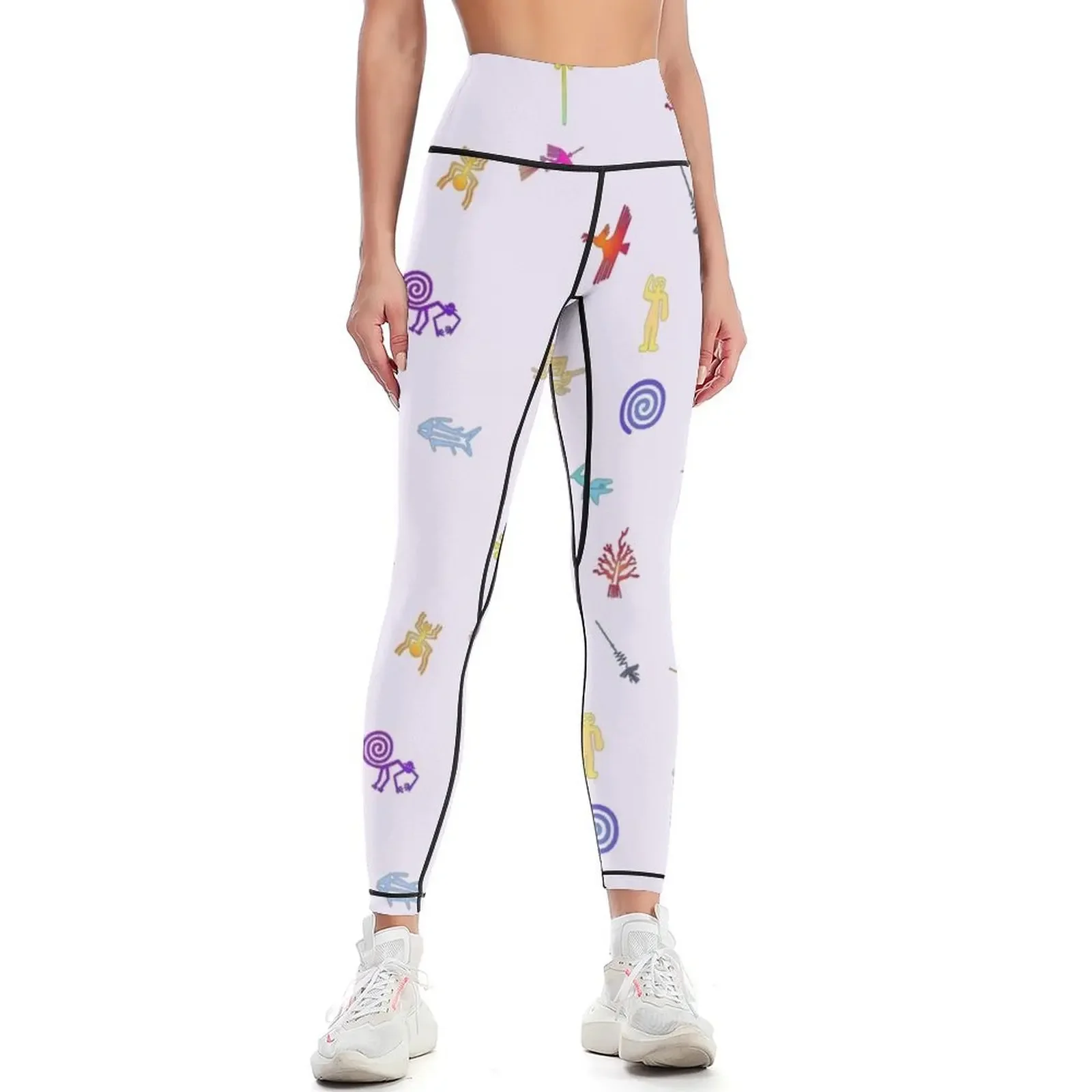

Nazca Lines Colourfully Collected Leggings sportswear woman gym 2025 Fitness woman Women sportwear Women's pants Womens Leggings