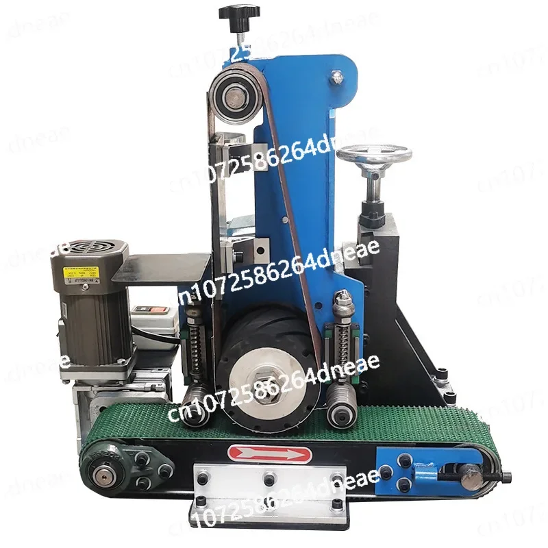 

Small sanding belt machine stainless steel plate polishing machine grinding rust removal and deburring
