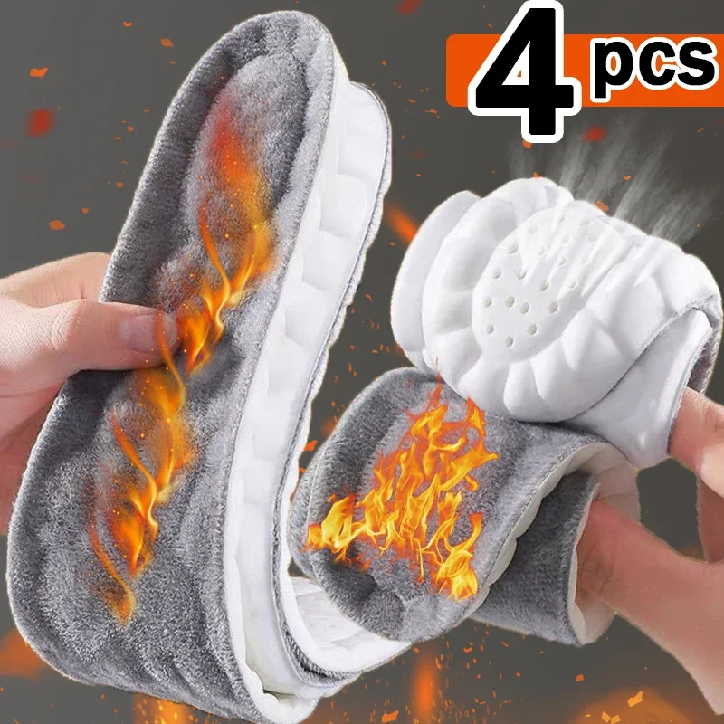 

Thermal Thicken Insole Unisex Winter Warm Sports Shoes Sole Self Heated Arch Support Orthopedic Inserts Shock-absorbing Pads