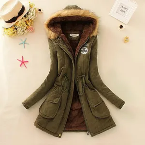 Fine padded cotton jacket for women, hoody parkas, mainly hot, casual fashion, embroidery, new, fall, winter, 2023 10 Main Parka Female Sales - №2