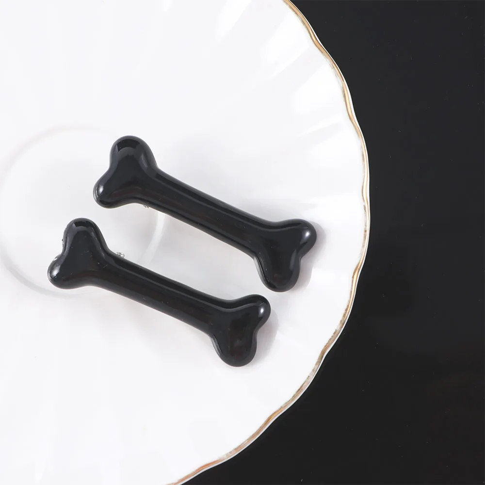 

Punk Cute Girl Hair Accessories Dog Bone Design Hair Decoration Lovely Headwear Barrettes Hair Clips Hairpin