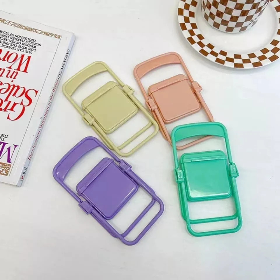 Suporte Criativo para Celular em Formato de Cadeira, Design Multiuso e Fofo para Organização e Decoração de Mesa