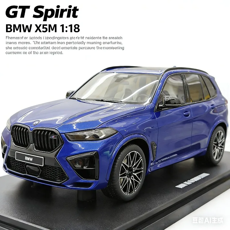 

GT Spirit 1:18 BMW X5M 2023 Cast Resin Static Car Model, Boys' Holiday Gift Toy, Adult Collection Decoration Piece.