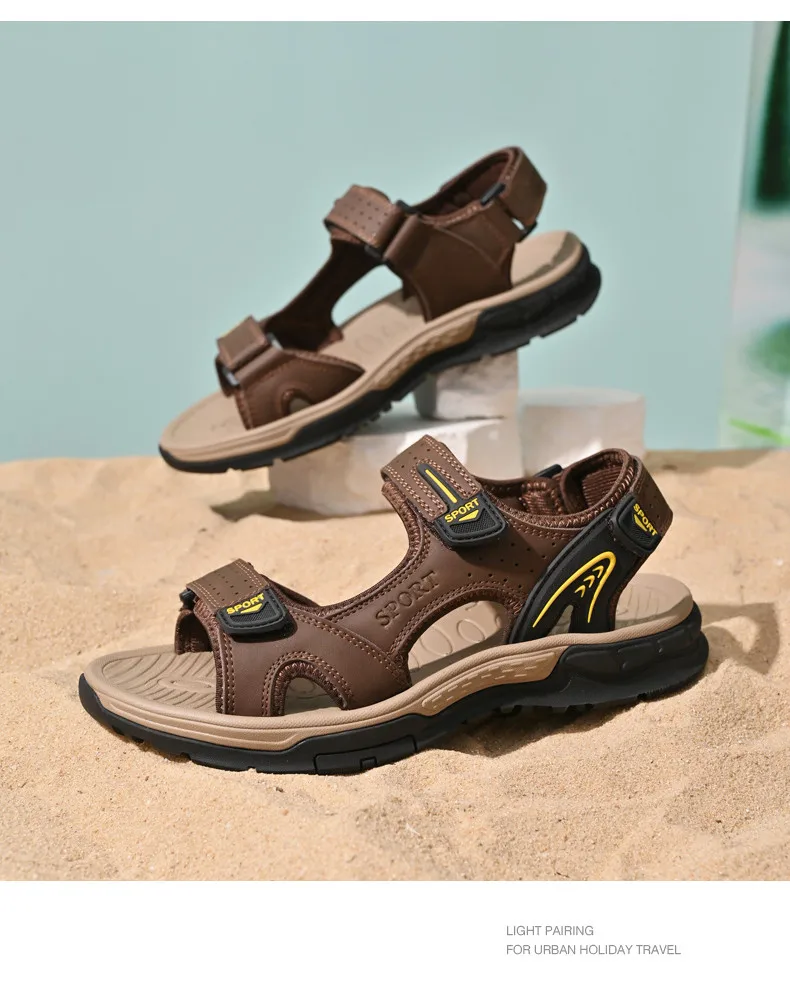 Sommer Herren-Sandalen Lässige Bequeme Sandalen 2025 Neue Designer-Sneaker Leichte Outdoor-Sandalen Strandsandalen Herrenschuhe – Detail 12