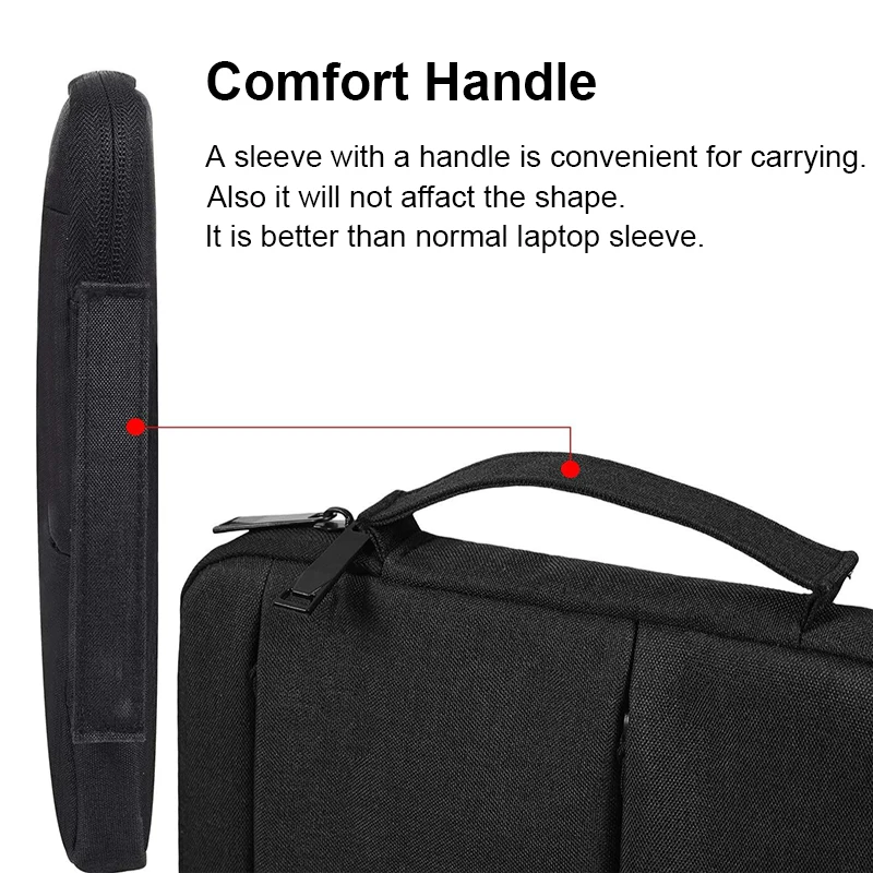 Multi-use Laptop Sleeve Bag With Handle for 11" 12" 13" 14" 15" 15.6" Inch All Laptop Shockproof Computer Notebook Bag Case