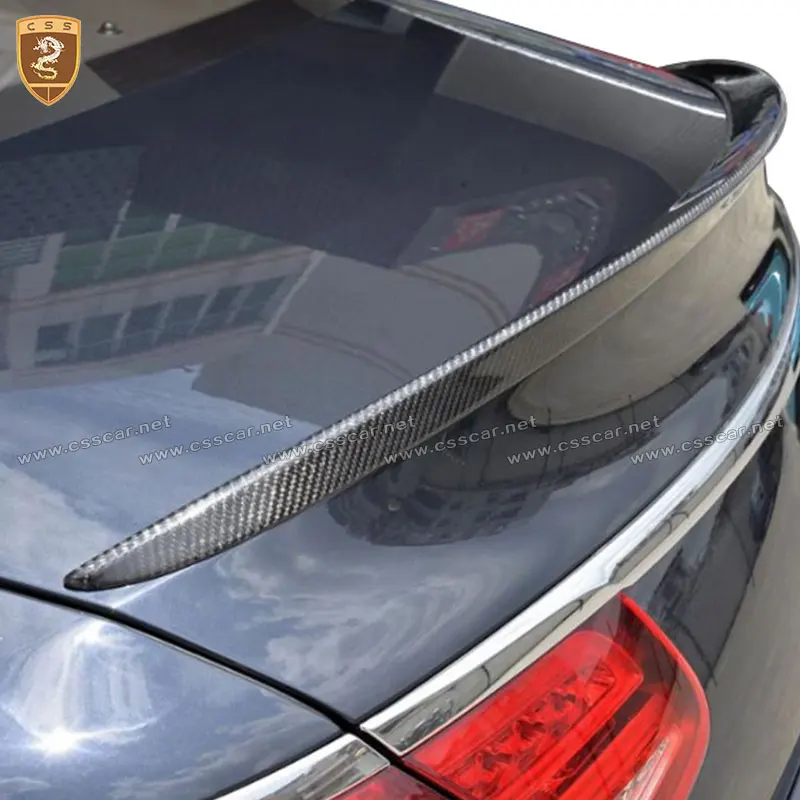 For Benz S Class S63 AMG Coupe Model Carbon Fiber Black Tail Wing Spoilers Mercedes Car duck tail wings