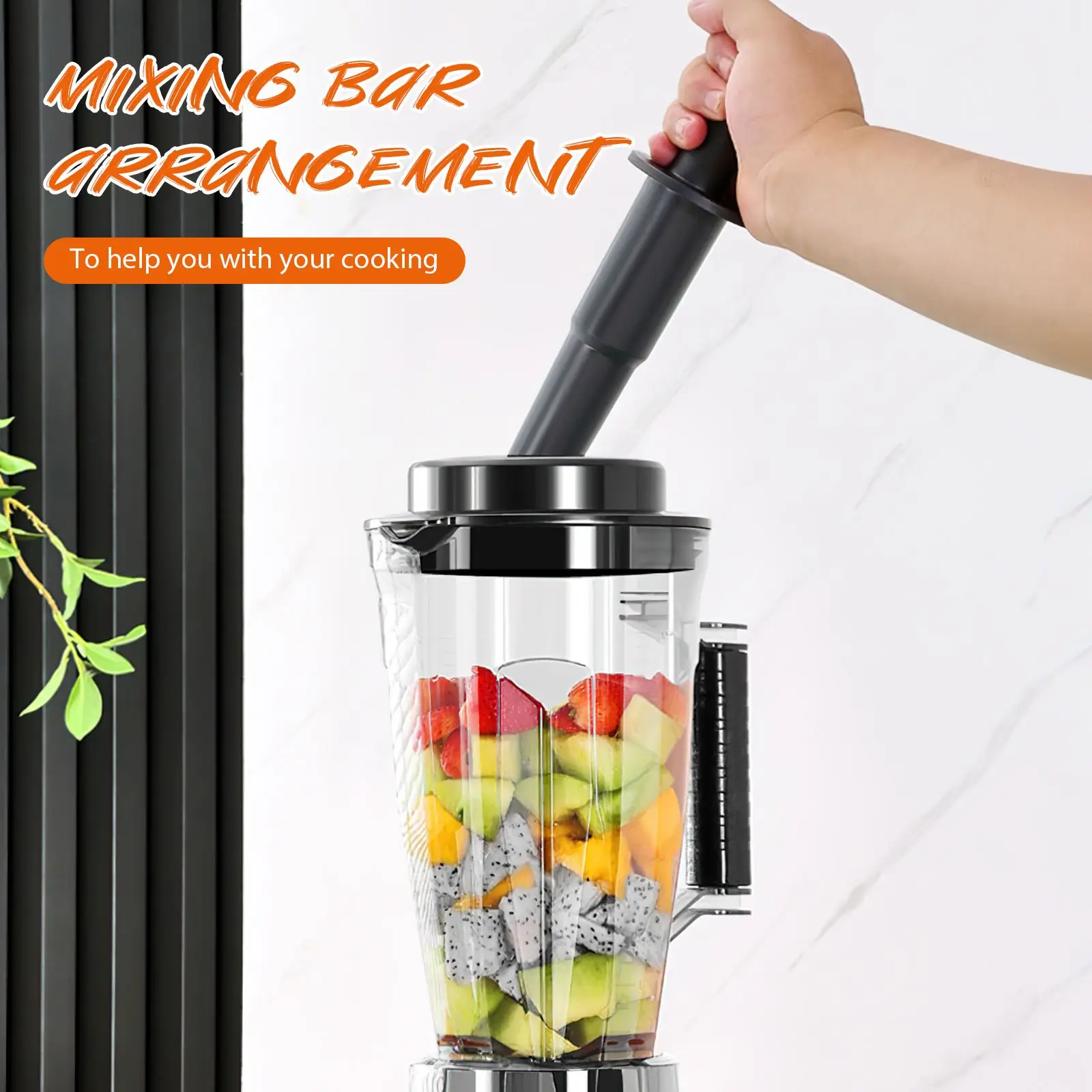 9500 واط 3 في 1 خلاط كهربائي عصارة صانع عصائر 3L + 1.5L + 0.5L 3 حاوية منتج أغذية خلاط لفاكهة الجوز الجليدي