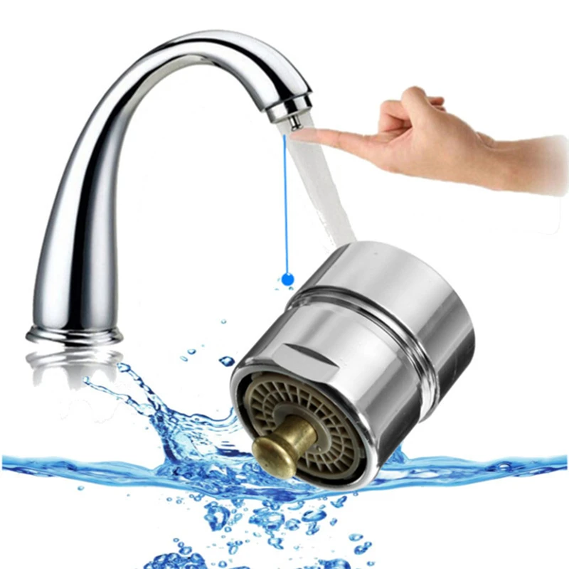 Kitchen Faucet Accessories One Touch Tap Aerators Water Saving Control Valve Faucet Aerator Male Thread 24mm Bubbler Tap Nozzle