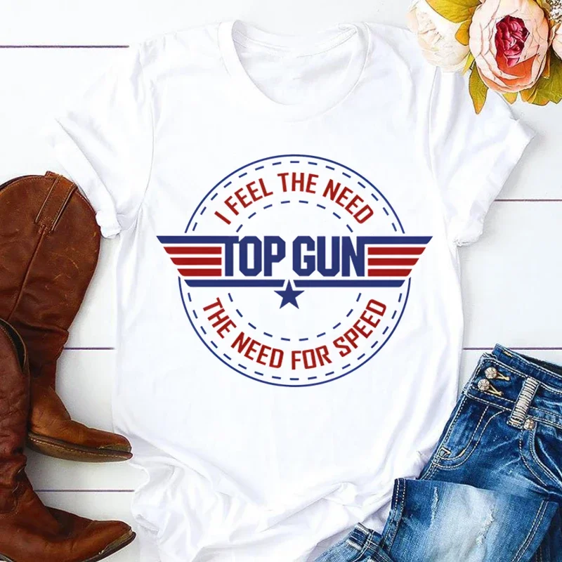 Top Gun Maverick Goose Women T Shirt Girl Harajuku Korean Style Graphic Tops Kawaii Female T-shirt,Drop Ship